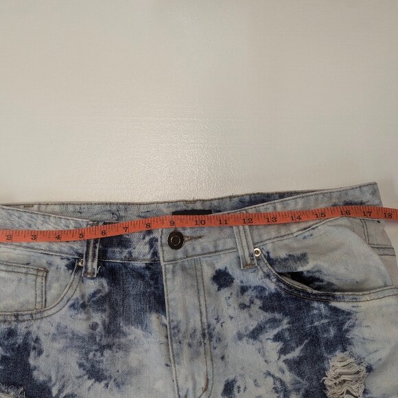 CJ Black Premium Jeans Slim Distressed Men's Size 34x32 Acid Wash - Picture 12 of 16